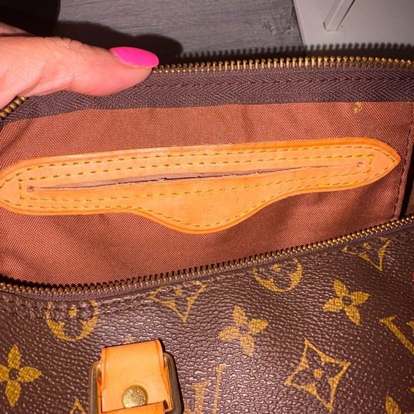 Vintage Monogram “Speedy 30” Leather/Canvas satchel - Picture 7 of 7